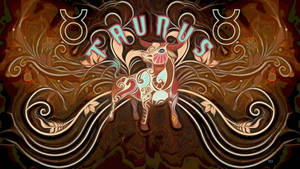 Taurus Bull Mesoamerican Wallpaper