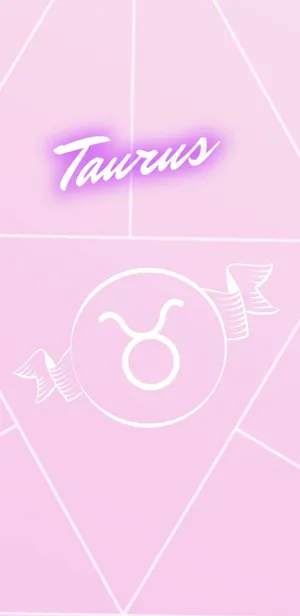 Taurus Pink Background Wallpaper