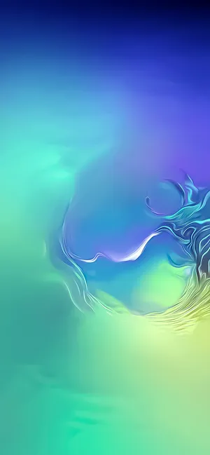 Teal And Blue Abstract Samsung Wallpaper