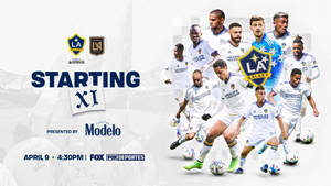 Team Players Poster La Galaxy Wallpaper