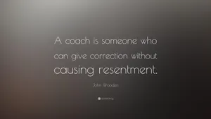 Teamwork And Leadership Quote John Wooden Gray Aesthetic Wallpaper