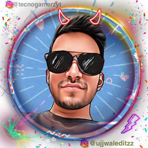 Techno Gamerz Caricature Wallpaper