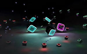 Technology 3d Cubes Wallpaper