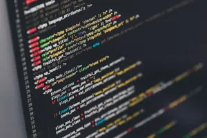 Technology Colored Programing Codes Wallpaper