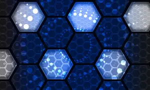 Technology Futuristic Hexagon Pattern Wallpaper
