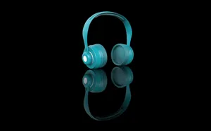 Technology Headphone In Black Wallpaper