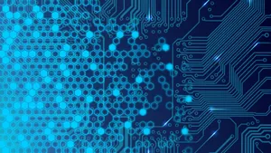Technology Hexagon Circuit Wallpaper