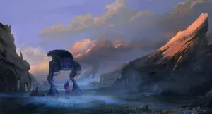 Technology Robot And Pilot Wallpaper