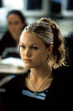 Teenage Girl In A Classroom Wallpaper