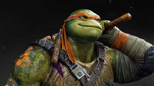 Teenage Mutant Ninja Turtles Mikey Smile Wallpaper