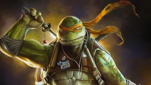Teenage Mutant Ninja Turtles Serious Michelangelo Wallpaper