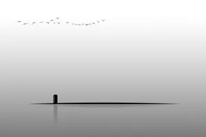 Telephone Booth Minimalist Wallpaper