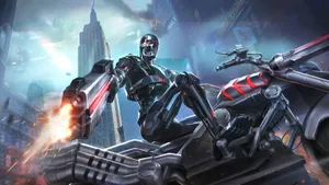 Terminator Contra Returns Wallpaper