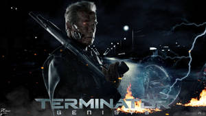 Terminator Genisys Poster Wallpaper