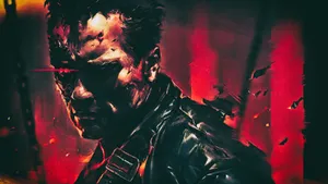Terminator Red Aesthetic Wallpaper