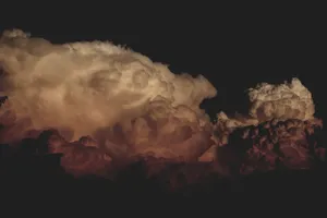 Terrifying Black Clouds Wallpaper