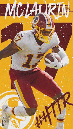 Terry Mclaurin Football Player Washington Redskins Creative Wallpaper