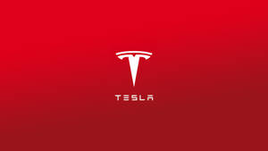 Tesla Full Hd Red Wallpaper