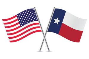 Texas Flag Vector Art Wallpaper