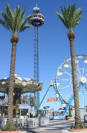 Texas Kemah Boardwalk Wallpaper