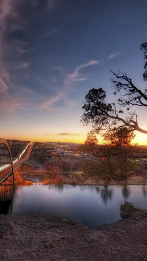 Texas Pennybacker Bridge Wallpaper