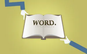Text On Open Book Wallpaper