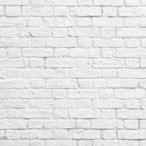 Textured White Brick Wall Flemish Bond Wallpaper