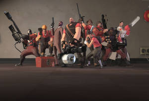 Tf2 Official Game Poster Wallpaper