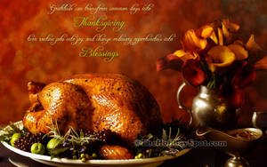 Thanksgiving Roasted Turkey Wallpaper