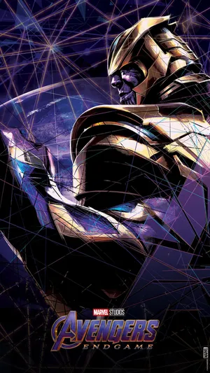 Thanos Endgame Poster 4k Marvel Iphone Wallpaper