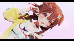 The Adorable Inugami Korone Wallpaper