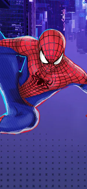 The Amazing Spider-man Web-slinging Through Nyc Wallpaper