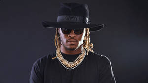 The Astounding Vision Of Future Rapper In A Black Hat Wallpaper