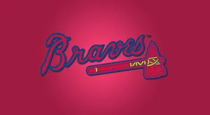 The Atlanta Braves Preparing For Action Wallpaper