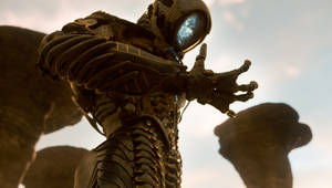 The Bad Robot In Lost In Space Wallpaper