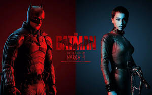 The Batman And Catwoman 2022 Poster Wallpaper