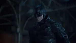 The Batman In The Rain Wallpaper