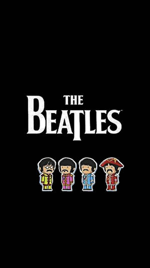 The Beatles Chibi Wallpaper