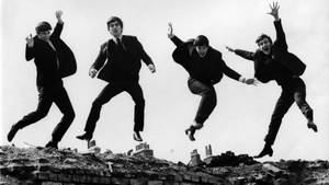 The Beatles Jump Shot Wallpaper