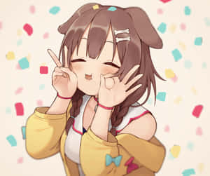 The Beautiful And Majestic Inugami Korone Wallpaper