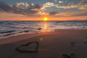 The Beauty Of A Perfect Sunset Wallpaper