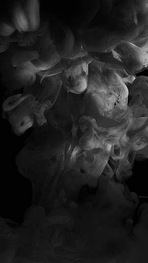 The Beauty Of Monochrome Smoke Wallpaper