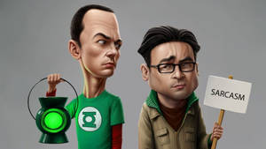 The Big Bang Theory Sarcasm Sign Wallpaper