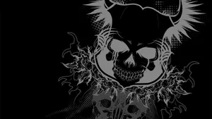 The Black Skeleton Wallpaper