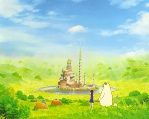 The Cat Returns - Studio Ghibli Adventure Wallpaper