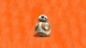 The Cheerful Astromech Droid Bb-8 Wallpaper