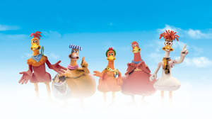 The Chicken Run Characters Wallpaper