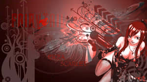 The Courageous Erza Scarlet Wallpaper