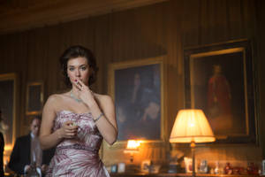 The Crown Princess Margaret Smoking Wallpaper