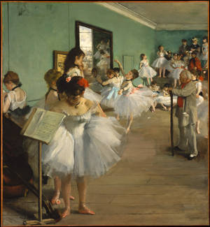 The Dance Class Impressionist Art Wallpaper